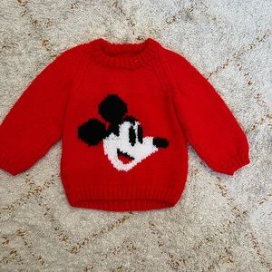 VTG knit Mickey Mouse sweater